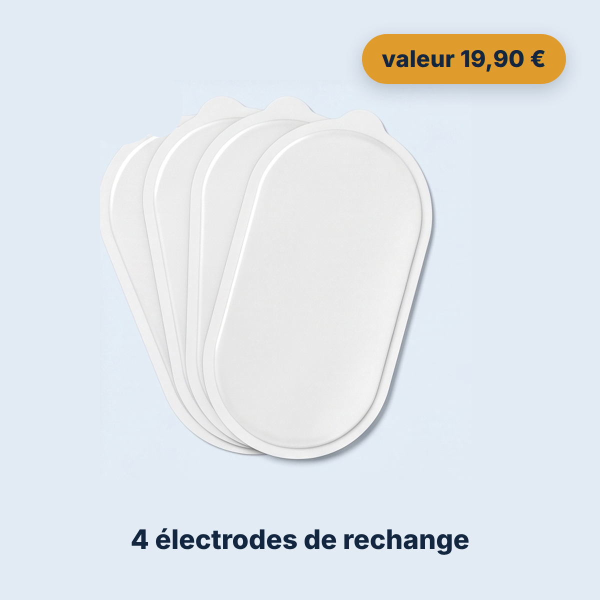 Lot de 4 électrodes gel de rechange NewliveX